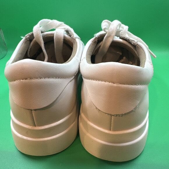 Blondo Womens Venna Leather Waterproof Sneakers Size 8 White NWOB$160 - Picture 4 of 8